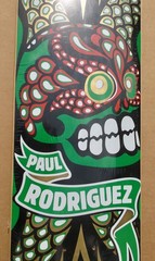 2005 PLAN B PAUL RODRIGUEZ «1st PLAN B PRO MODEL» SKATEBOARD DECK RARE POST GIRL