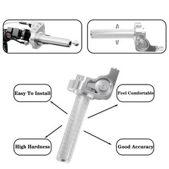 CNC Aluminum 7/8 Motorcycle Throttle Grip with Cable for Dirt Bikes & ATVs»