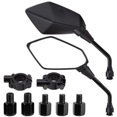Motorcycle Mirrors Rear View Side Mirror for Scooter, ATV, Dirt Bike,