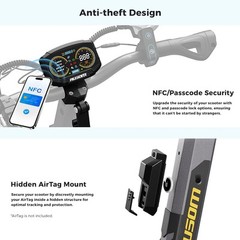 Ausom L2 Max Electric Scooter for Adults 2*1000W 56Miles Dual Motor E-Scooters