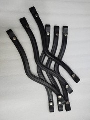 Leather Horse Snap Browband Empty Channel All Sizes & Shapes (6,8 & 10mm).