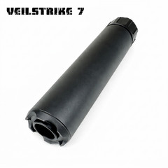 VeilStrike 7″ Matte Black 1/2″x20 Muzzle Brake Extension Tube for Air Rifle