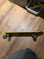 Brand-X Complete Skateboard Multicolor Art Graphic Wood Deck Vintage. Authentic
