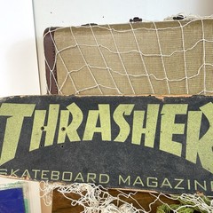 Thrasher Magazine Skateboard Deck Trashed Destroyed For Use, Display, Home Decor