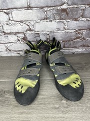 La Sportiva Tarantula Green Gray Black Rock Climbing Shoes Men’s Sz 10M US/43EU