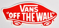 Vans Off The Wall 4 in x 1.875in Decal Classic Skateboard Assorted Designs