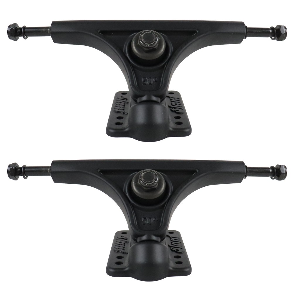 Slant Longboard Trucks Reverse Kingpin Black/Black 150 (8.5″ Axle)