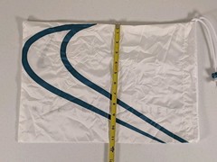 Nike Track & Field Spikes Shoe Drawstring Bag White Spruce Green 16.5″x11.5″