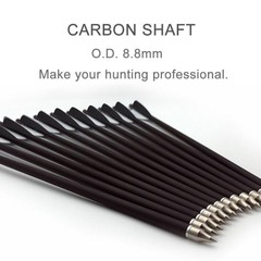 12Pcs 20″ Archery Carbon Crossbow Bolts arrows With 12Pcs 100 grain Broadheads