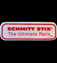 Vintage 1980’s Schmitt Stix Skateboards The Ultimate Rails Sticker