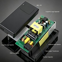 42V 2A Lithium Battery Charger for 36V 10S Lithium Battery – DC 5.5×2.1/2.5mm…