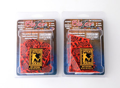 Lot 2 Bohning Blazer Vanes Pack 36 Red Tiger 2″ (see photos: dark orange?) 72 ct