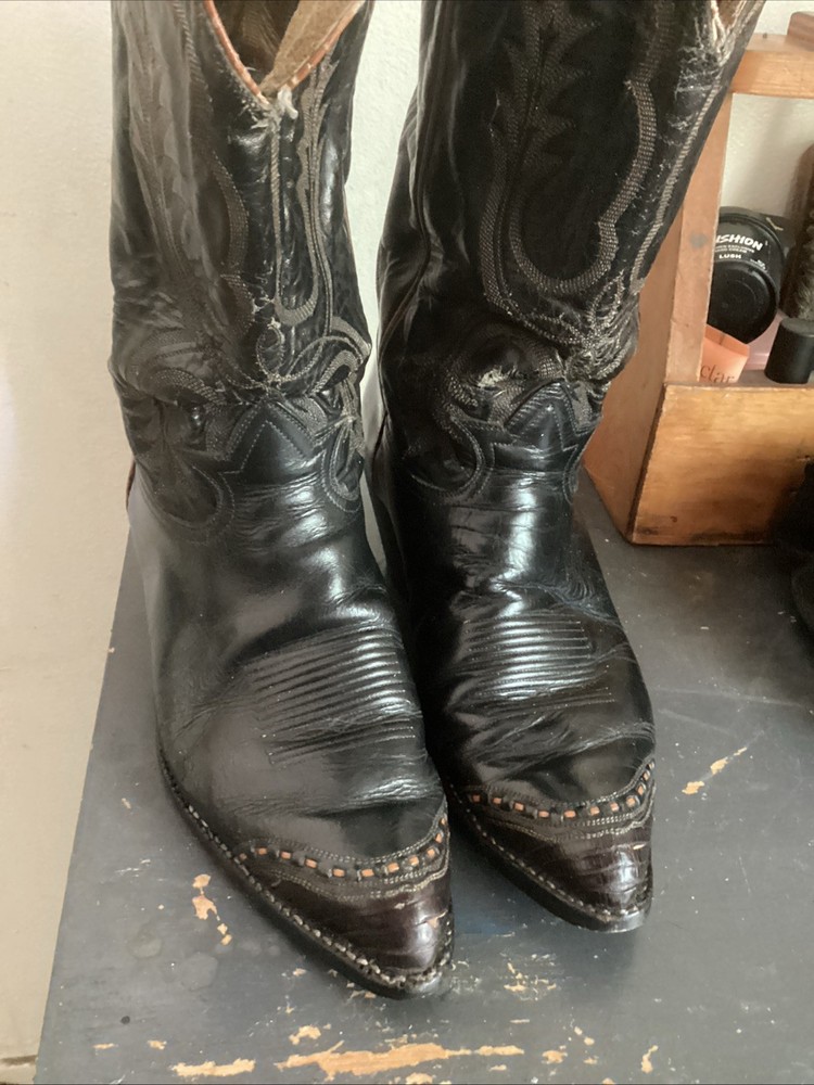 Tony Lama Wingtip Style J2830 Cowboy Boots