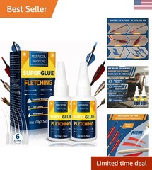 100g Heavy Duty Arrow Glue Kit for Quick Fletching – Non-Toxic & Waterproof