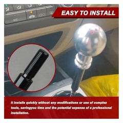 Car Gear Shift Knob Extender, Manual Transmission Shifter Lever with M12 3 Inch