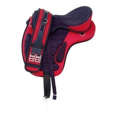 Treeless Synthetic Freemax Horse English Saddle Red Color 10″ to 19″ in F/Ship.