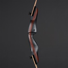 62″ Takedown Recurve Bow Arrows Wooden Riser 20-50lbs Archery Target Hunting US