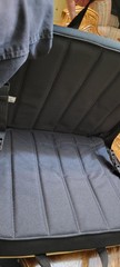 Cadillac Double Strap Cushion Folding Stadium Bleacher Seat shoulder strap plus