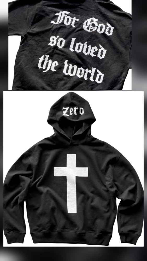 ZERO Skateboards Thomas God So Loved Hoodie – Size LARGE – HEAVYWEIGHT BLACK 🔥