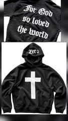 ZERO Skateboards Thomas God So Loved Hoodie – Size LARGE – HEAVYWEIGHT BLACK 🔥