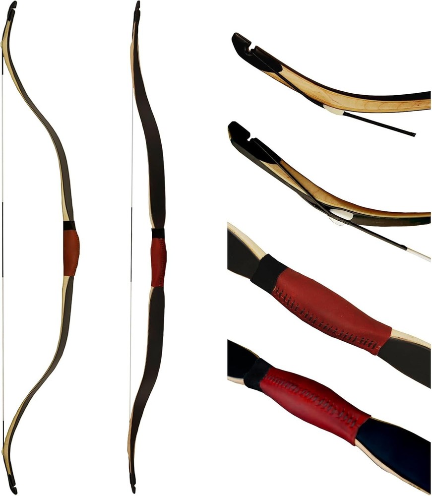 AF Archery 51″ Turkish Bow Traditional Horse Bow Recurve Bow Hunting Target Bow