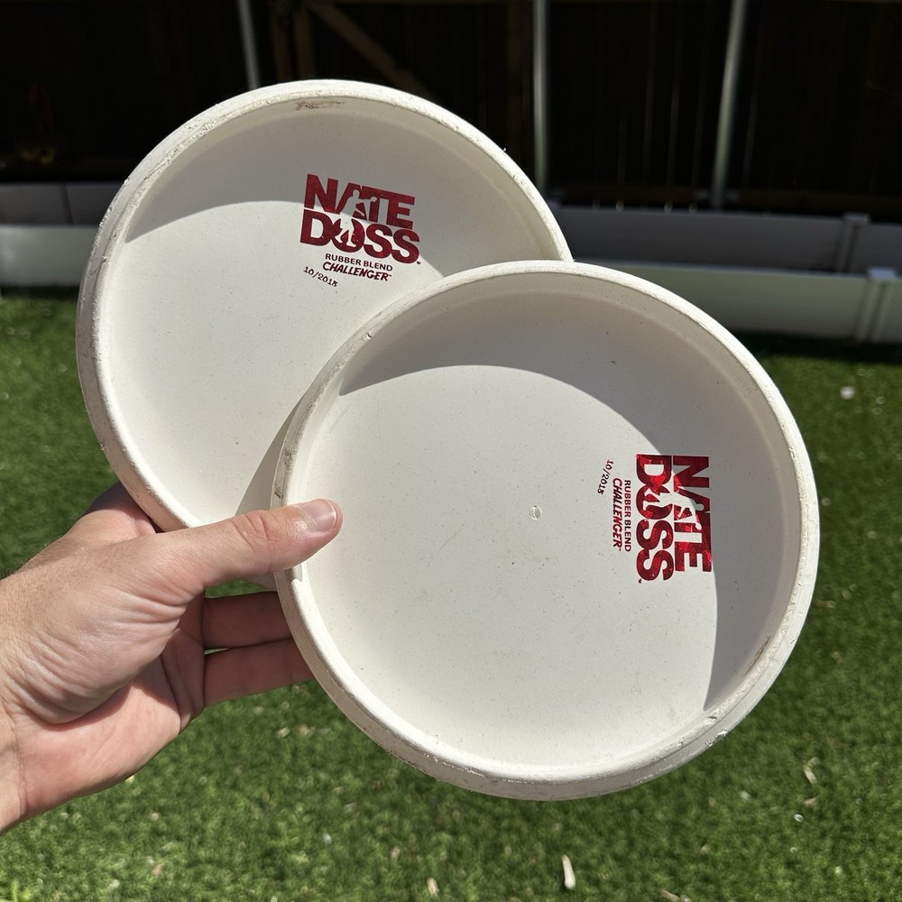 💥RUBBER BLEND Discraft Challenger RARE Nate Doss Silver Shatter Foil