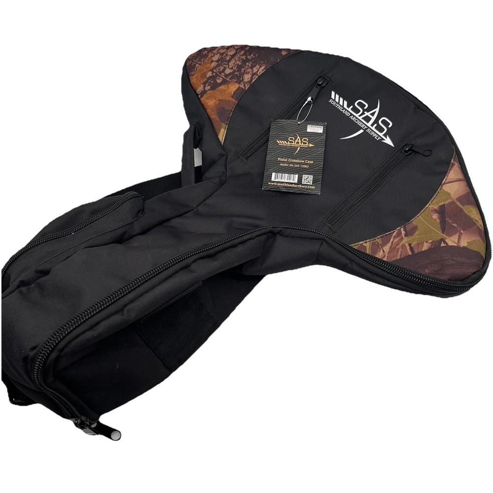 SAS Pistol Crossbow Bag w/ Shoulder Strap Arrow Holder Camo Black Prophecy Cobra