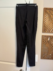 SANTINY Women’s Horse Riding Pants with Zipper Pockets Knee-Patch Size XS
