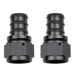 16AN (1-5/16×12) Straight Push Lock Hose Fitting End Adapter for 16AN, 0 Degree