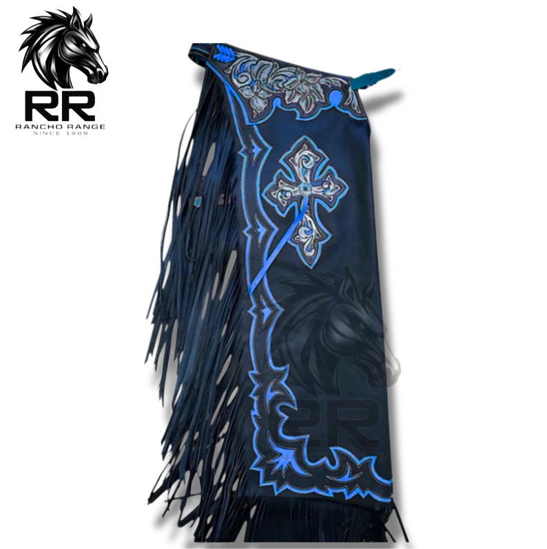 Rodeo Leather Bull Riding Chaps | Western Cowboy Rodeo Gear – Custom Design