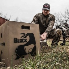 BLOCK 6X6 6-Sided Layered Archery Target, 400 FPS 18x18x16 PolyFusion Technology