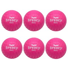 Self Inflating Playground Ball 5″, Neon Pink Breacy Ball, Self Inflating Boun…