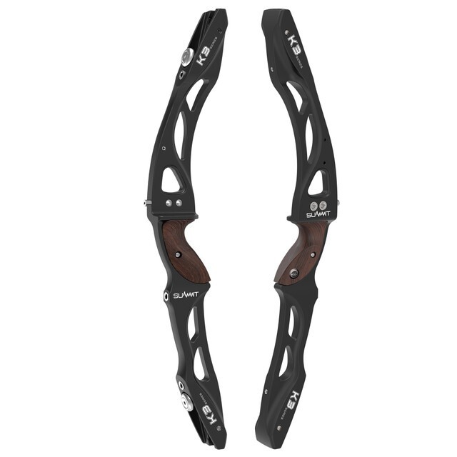NEW Summit K3 Series 25″ Recurve ILF Riser – Black