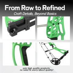 Archery 0-70lbs 33» Compound Bow Set Arrow 320fps Let-off 80% Target Shooting