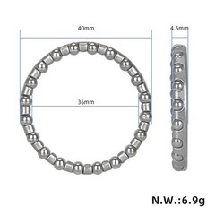 Steering Bearing Bowl Set Steering Bearing Set Aluminum Alloy + Plastic