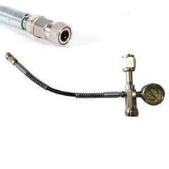PCP SCBA Fill Station Refill Charging Adapter with Hose 60cm Length 0-4500PSI