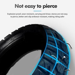 255×80 Scooter Tire Off Road,10in Electric Scooter Tire with Inner Tube Repla…