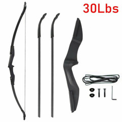 30/40Lbs 57in Takedown Recurve Bow Archery Right Left Hand for Target Hunting