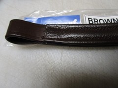 SIE EQUESTRIAN BROWN V-Shaped Browband SIZE FULL NEW