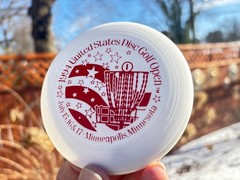 1994 United States Open New Wham-O MINI Disc Golf #44 (Free Frisbee Pin)