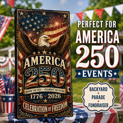 America 250 Cornhole Board Wraps Patriotic Eagle Vinyl Wraps 24×48 Set of 2