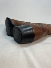 Ariat Cowboy Boots Heritage R Toe Western Brown Leather Men’s 8.5D Style 34730
