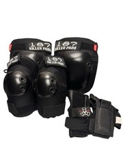 187 Killer Pads & Triple Eight Protective Gear Set Adult Medium Knee Elbow Wrist
