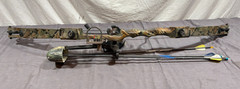 Martin Archery Lynx M7 Mossy Oak Compound Bow 3x Carbon Arrow Shafts