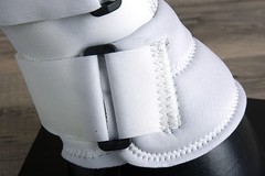 20AI Large Hilason 4 In 1 Horse Leg Combo Sport Boots White Pair