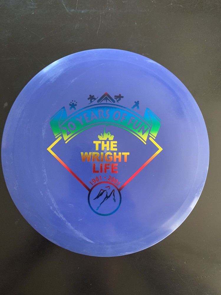 Vintage Discraft XS 174g w/ The Wright Life 20th Anniversary Rainbow Stamp
