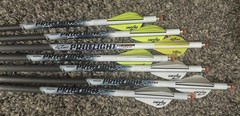 7 each – 16.5” – EXCALIBUR ProFlight w/Beacon Nocks – Illuminated Carbon Arrows