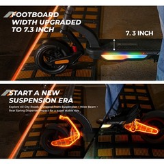 Electric Scooter Adults 1000W 38Miles Long Range 28MPH Folding E-Scooter w/ APP
