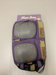Angels Skates 3 Piece Safety Gear Pack W/Wrist, Elbow & Knee Guards Adult L