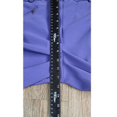 TuffRider Front Zip Knee Patch Breeches Womens 34 Long Purple Riding Pants